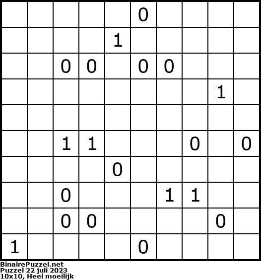 Binaire Puzzel