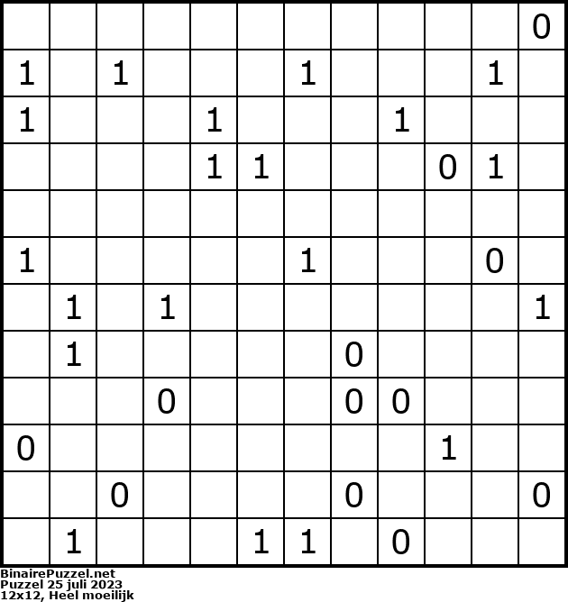 Binaire Puzzel