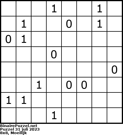Binaire Puzzel