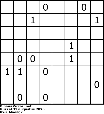 Binaire Puzzel