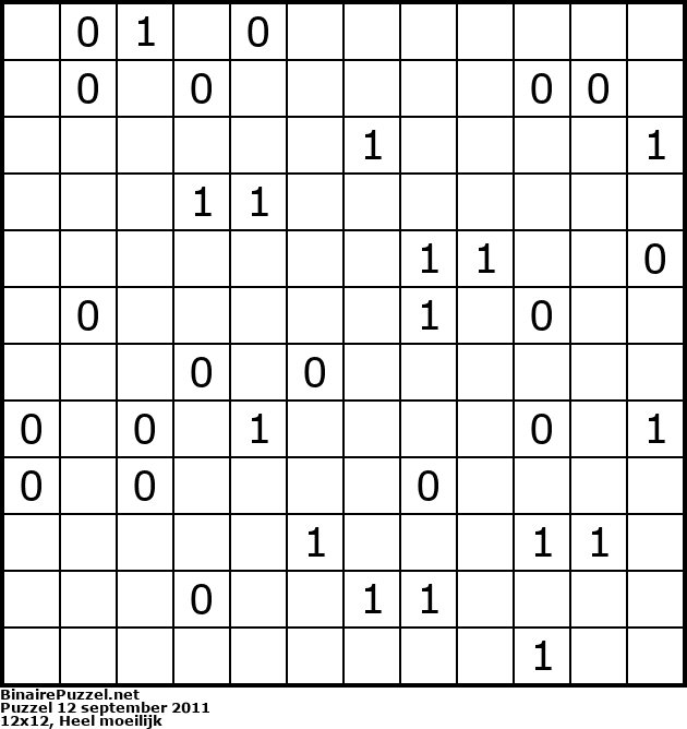 Binaire Puzzel