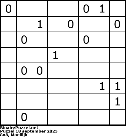 Binaire Puzzel