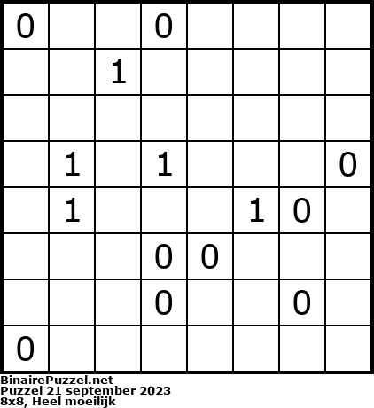 Binaire Puzzel