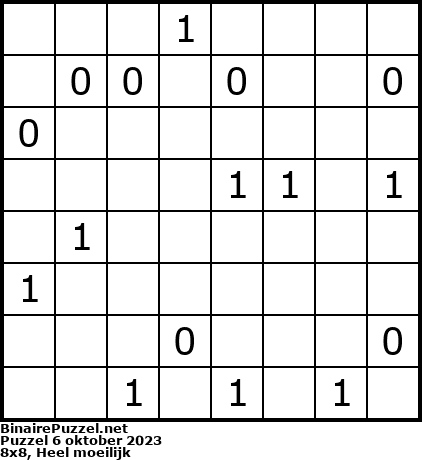 Binaire Puzzel