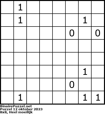 Binaire Puzzel