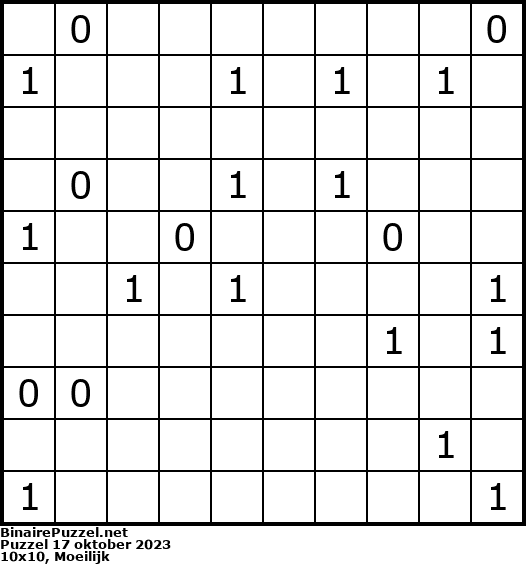 Binaire Puzzel