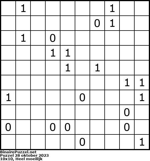 Binaire Puzzel
