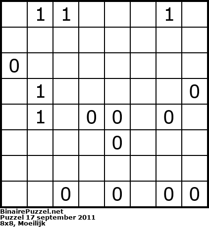 Binaire Puzzel