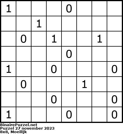 Binaire Puzzel
