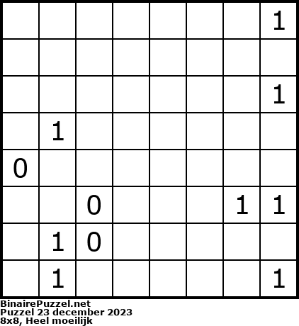 Binaire Puzzel