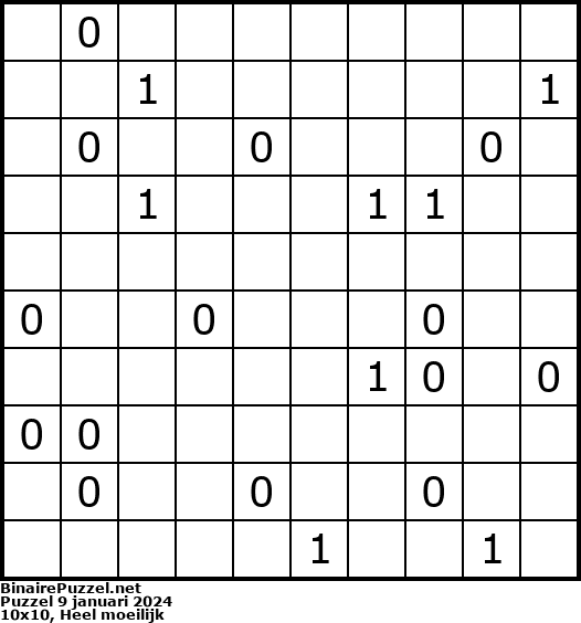 Binaire Puzzel