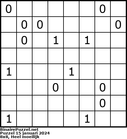 Binaire Puzzel
