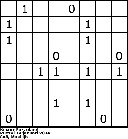 Binaire Puzzel