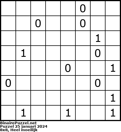 Binaire Puzzel