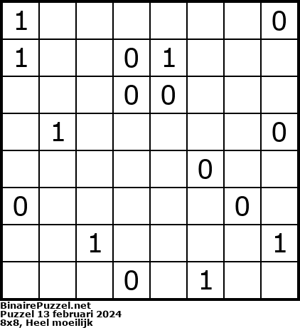 Binaire Puzzel
