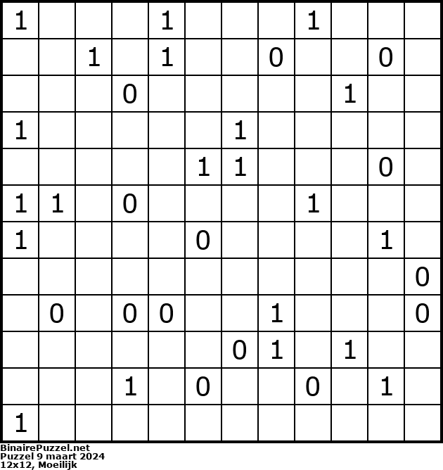 Binaire Puzzel