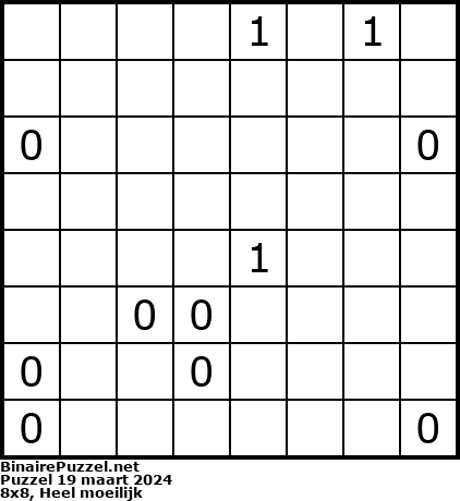 Binaire Puzzel