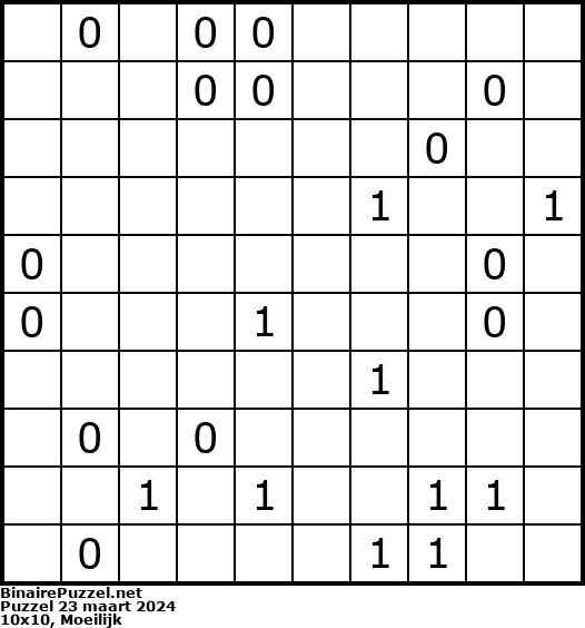 Binaire Puzzel