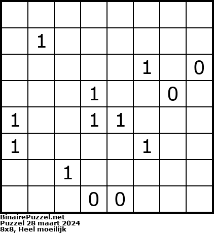 Binaire Puzzel