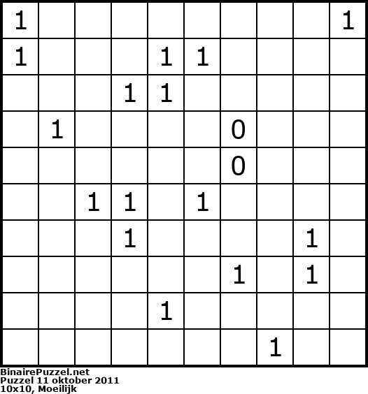 Binaire Puzzel