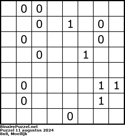Binaire Puzzel