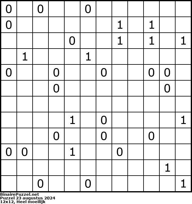Binaire Puzzel