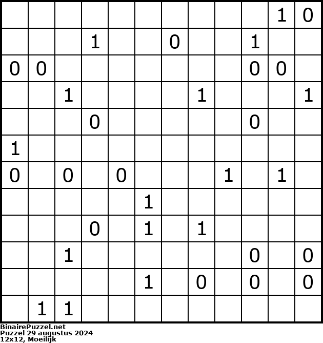 Binaire Puzzel