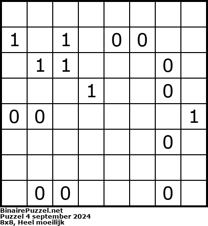 Binaire Puzzel