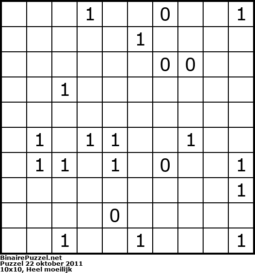 Binaire Puzzel