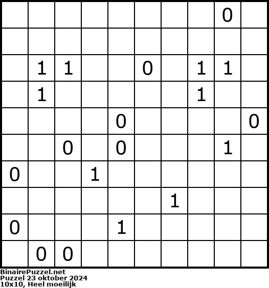 Binaire Puzzel