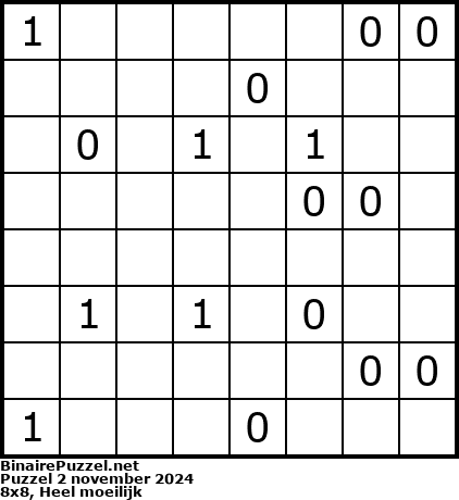 Binaire Puzzel