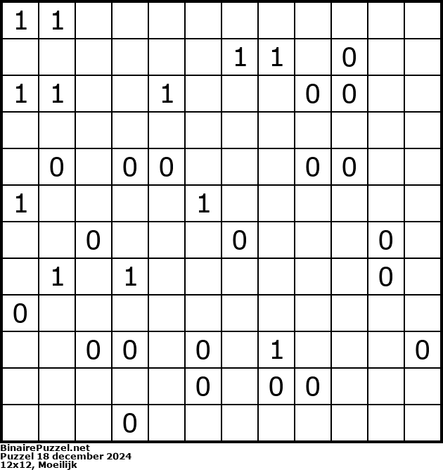 Binaire Puzzel