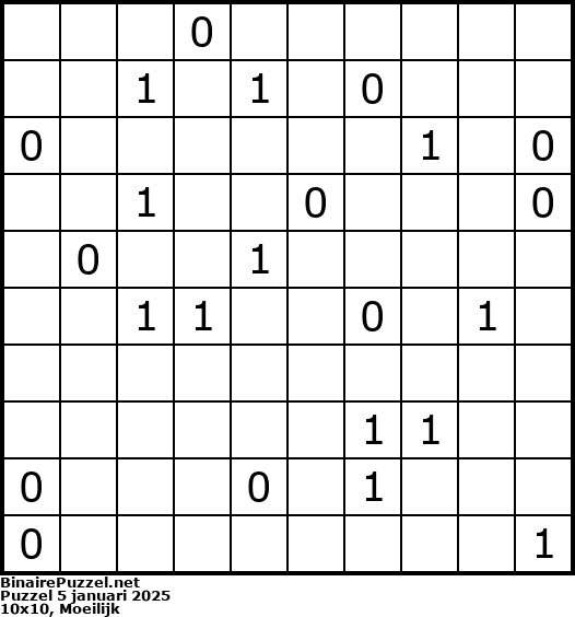 Binaire Puzzel