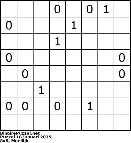 Binaire Puzzel