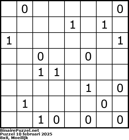 Binaire Puzzel
