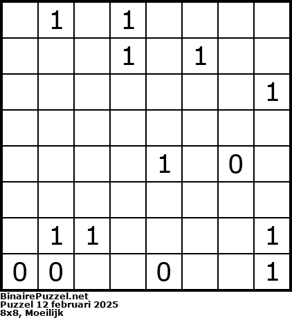 Binaire Puzzel