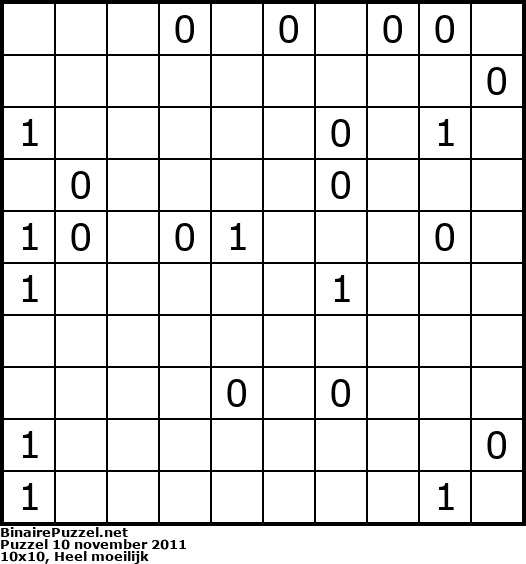 Binaire Puzzel