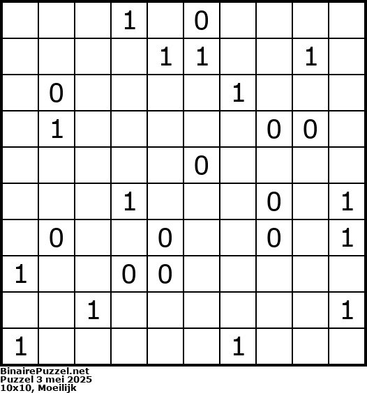 Binaire Puzzel