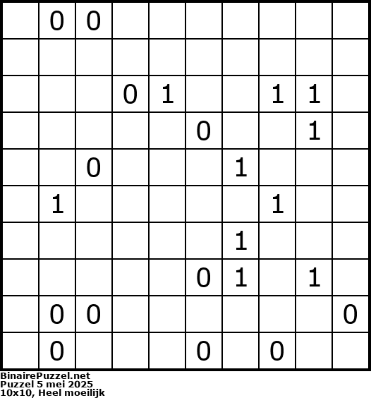 Binaire Puzzel