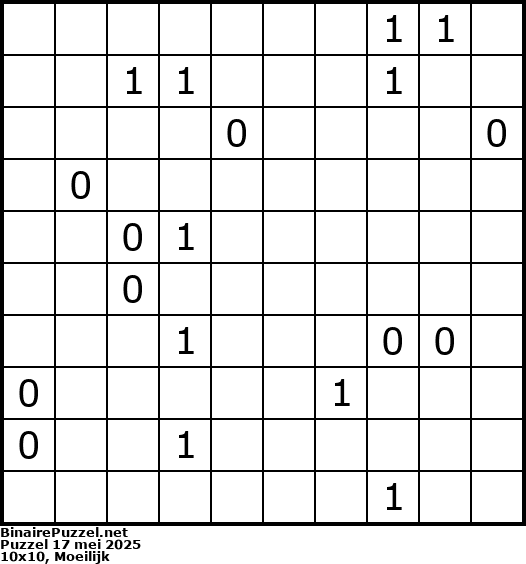 Binaire Puzzel