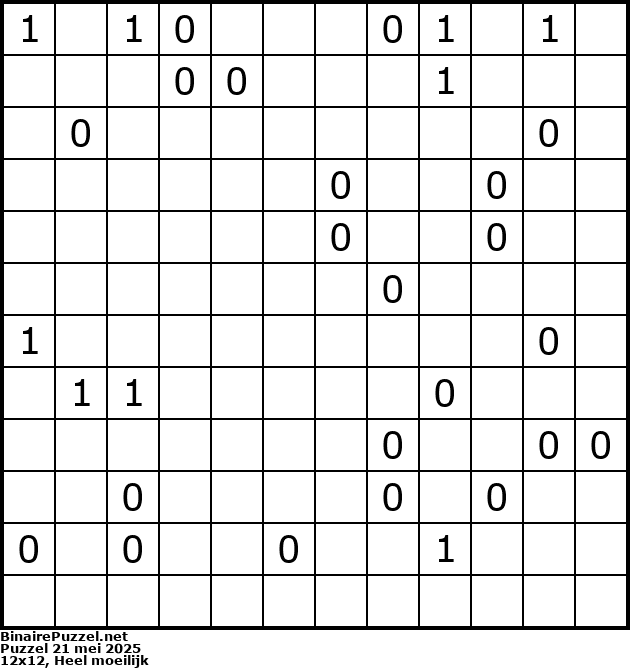 Binaire Puzzel