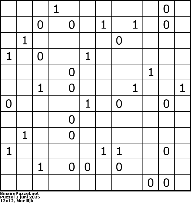 Binaire Puzzel