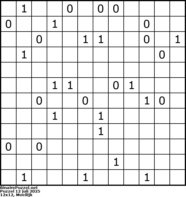 Binaire Puzzel