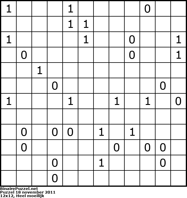 Binaire Puzzel