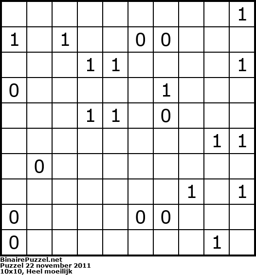 Binaire Puzzel
