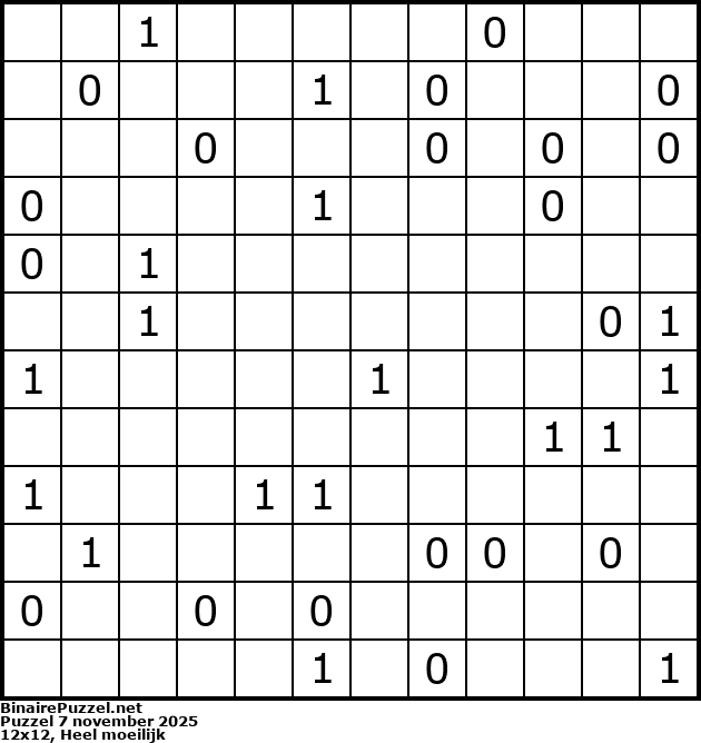 Binaire Puzzel