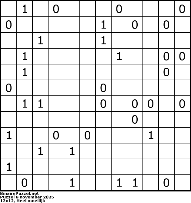 Binaire Puzzel