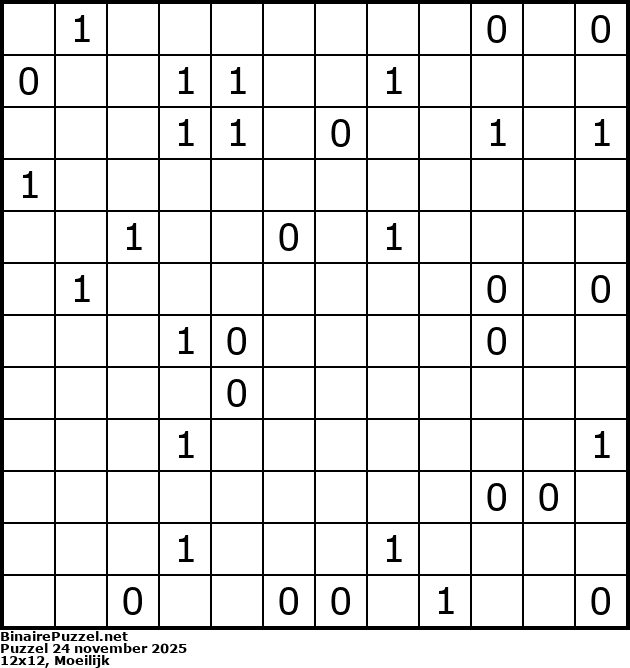 Binaire Puzzel