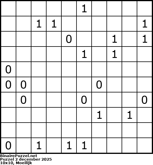 Binaire Puzzel