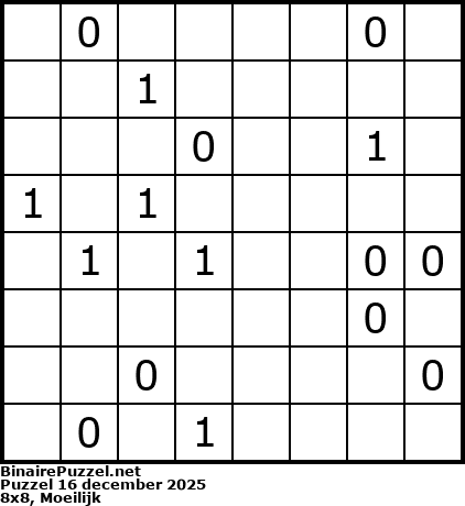 Binaire Puzzel